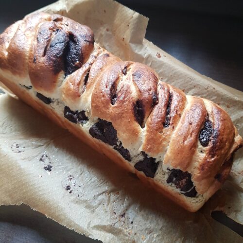 soft chocolate bread